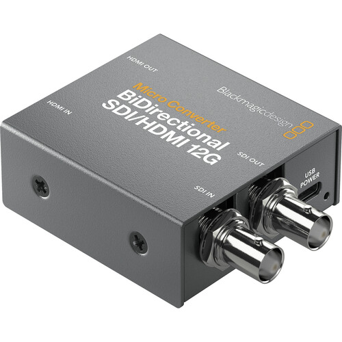 Microconvertidor bidireccional SDI/HDMI 12G