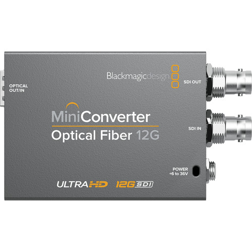 Miniconvertidor de fibra óptica 12G-SDI