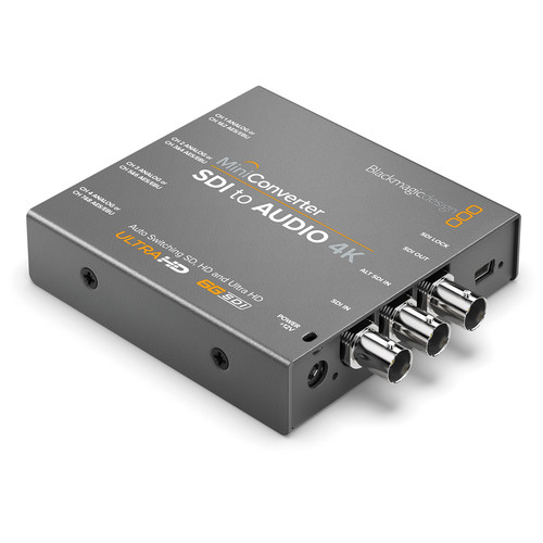 Miniconvertidor SDI a audio 4K